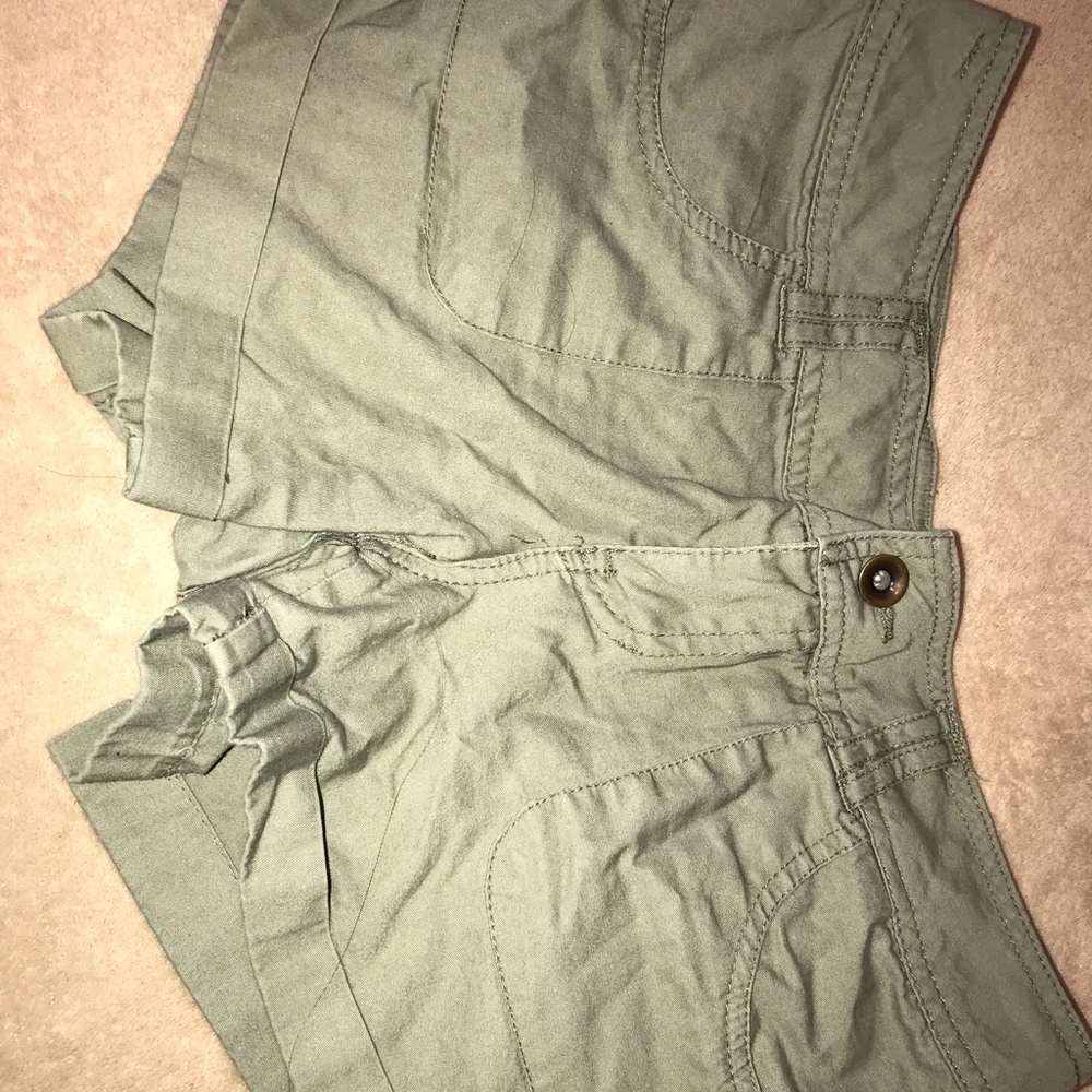 Army Green Dollhouse Shorts